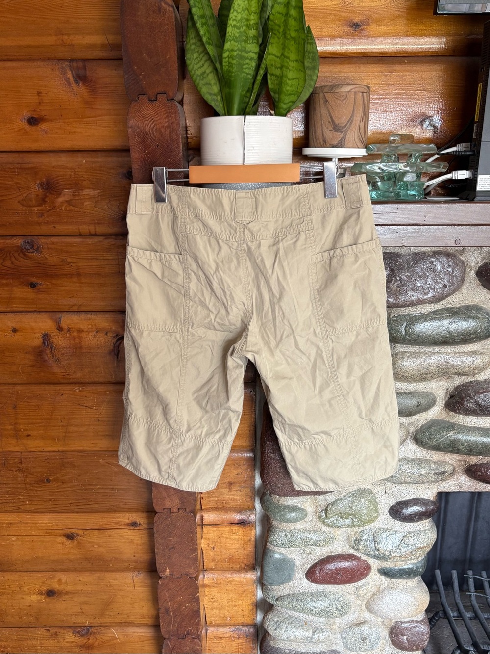 Patagonia Organic Cotton Roll Tab Bermuda Hiking Shorts Size 8 - Picture 4 of 8